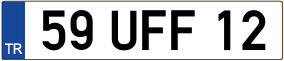 Truck License Plate